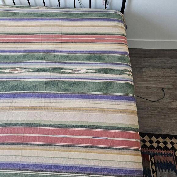 Vintage RALPH LAUREN DESERT SPRING King Duvet. Rare. Button Southwestern Them. - Picture 1 of 8